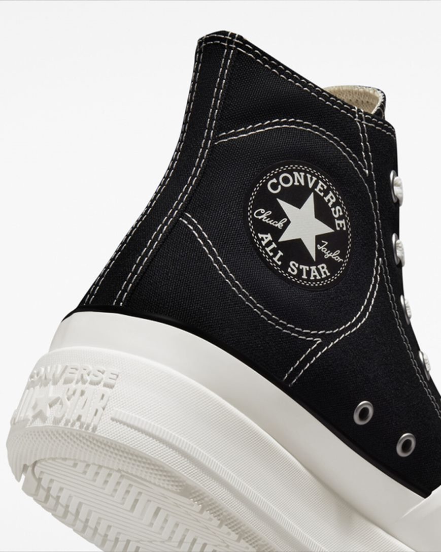 Tenis Converse Chuck Taylor All Star Construct Cano Alto Masculino Pretas Branco | PT Q0987TP